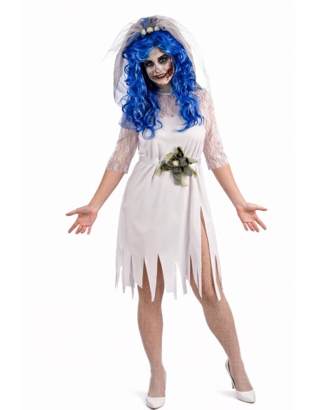 Déguisement de Mariée Cadavérique Taille M - de haute qualité, idéal pour le carnaval, les fêtes à thème et les événements spéci